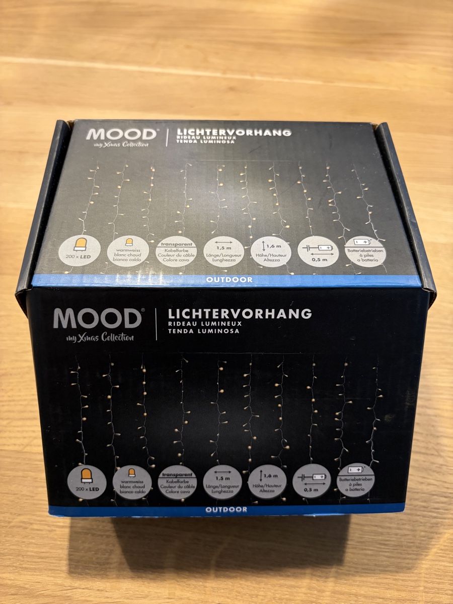 Mood Ghirlande e barre luminose: Lichtervorhang Mood 200x LED – Usato da Boll venduto da MariAebi 1