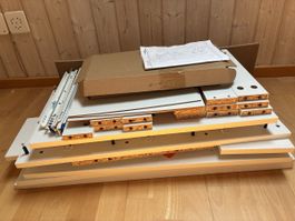 Schubladenkommode Weiss Einzelteile mit Anleitung