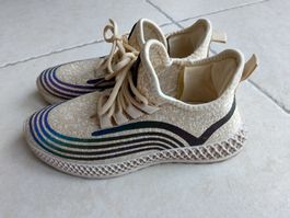 Sneakers Fashion Sport beiges à lacets taille 36, portées 1x