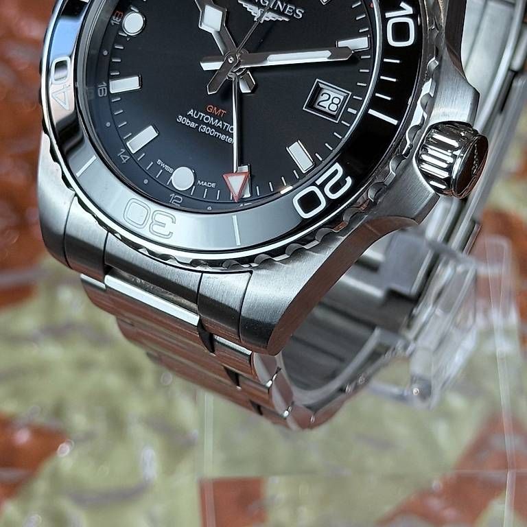 Orologi: Longines Hydroconquest GMT L3.790.4.56.6 – Usato da Genève venduto da minty.watches 4