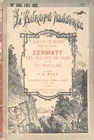 Zermatt  Wanderbild um 1885