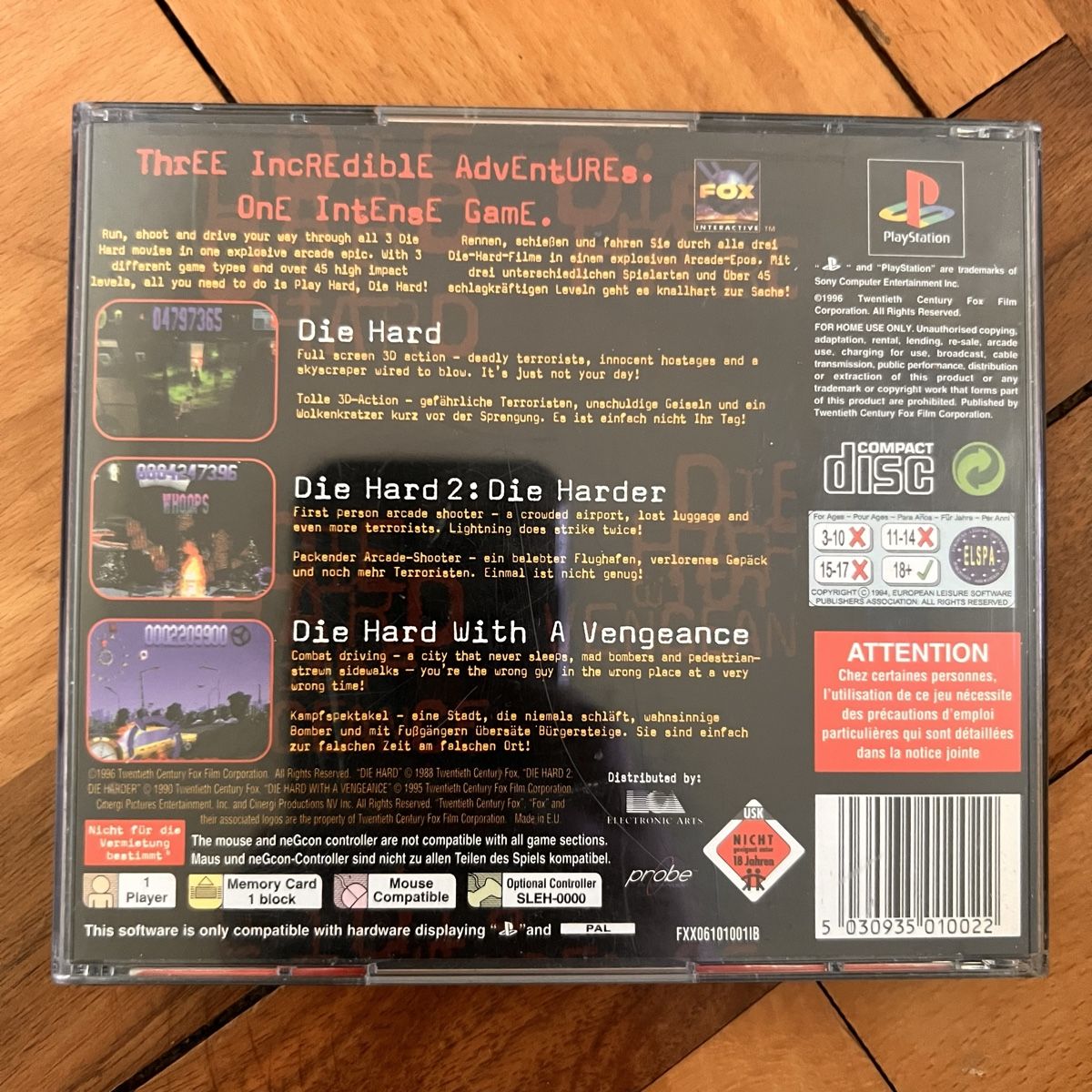 Sony Giochi: PlayStation 1 Spiel Die Hard Trilogy – Usato da St. Gallen venduto da el_Muro 1