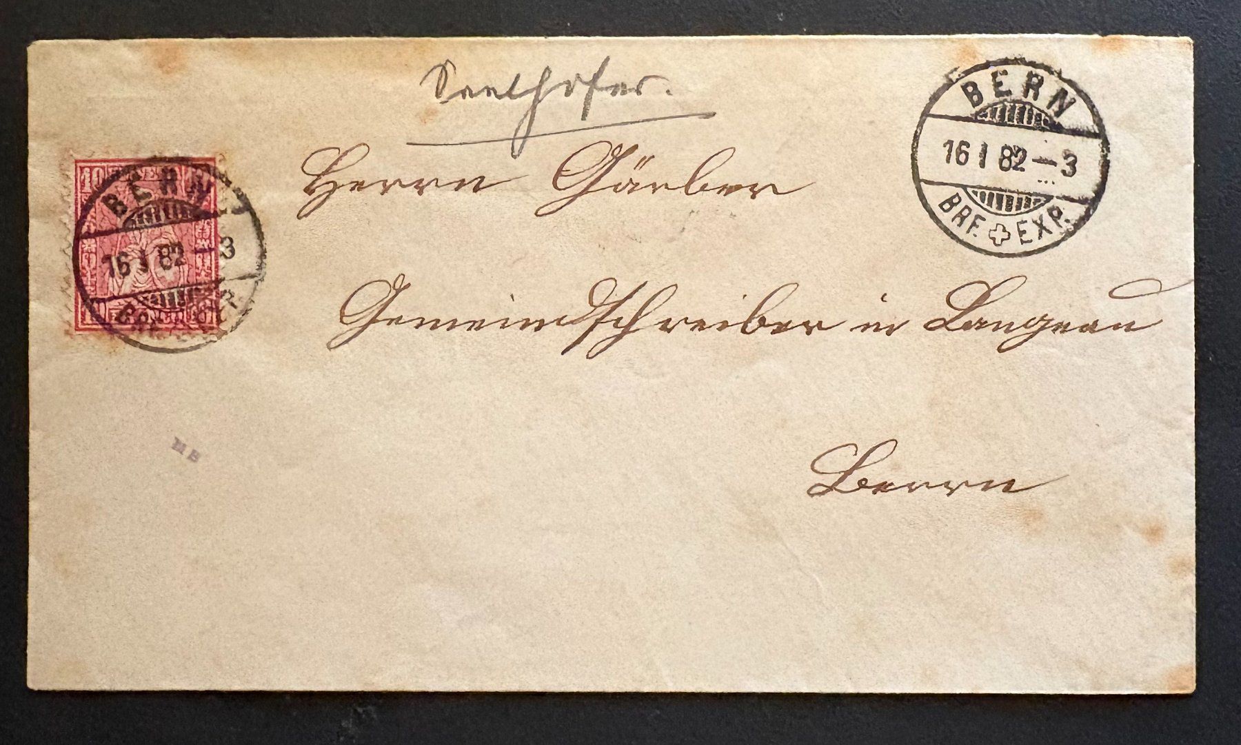 Tutti i francobolli: BRIEFUMSCHLAG BERN 1882 – Usato da Ostermundigen venduto da Heavenmaus75