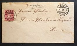 BRIEFUMSCHLAG BERN 1882