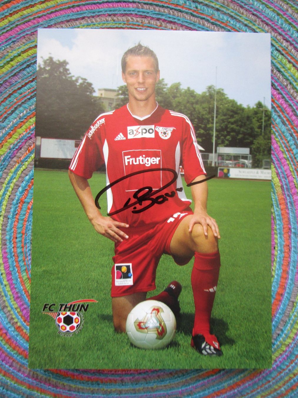 Autografi: FC THUN PATRICK BAUMANN SPIELER AUTOGRAMM ANTIK – Usato da GUTENSWIL venduto da Alpina6
