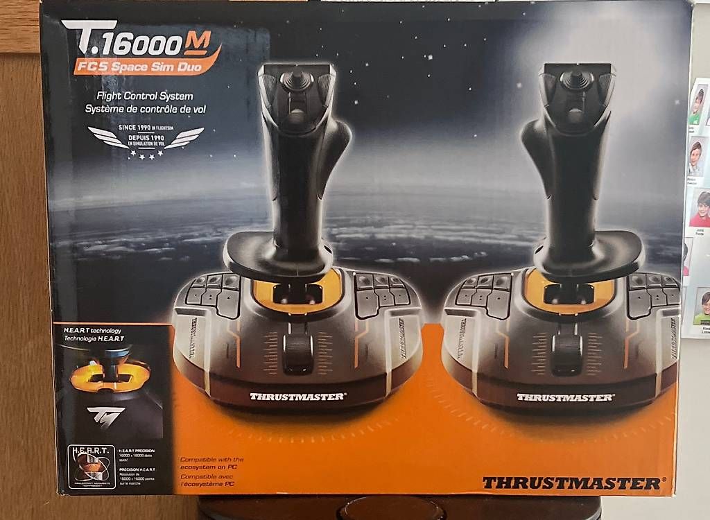 Thrustmaster Controller: Trustmaster T.16000M FCS Space SIM Duo – Neu und originalverpackt aus Feuerthalen von nilmau101912