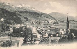 St. Moritz GR St. Moritz Bad Hotel Victoria Panorama
