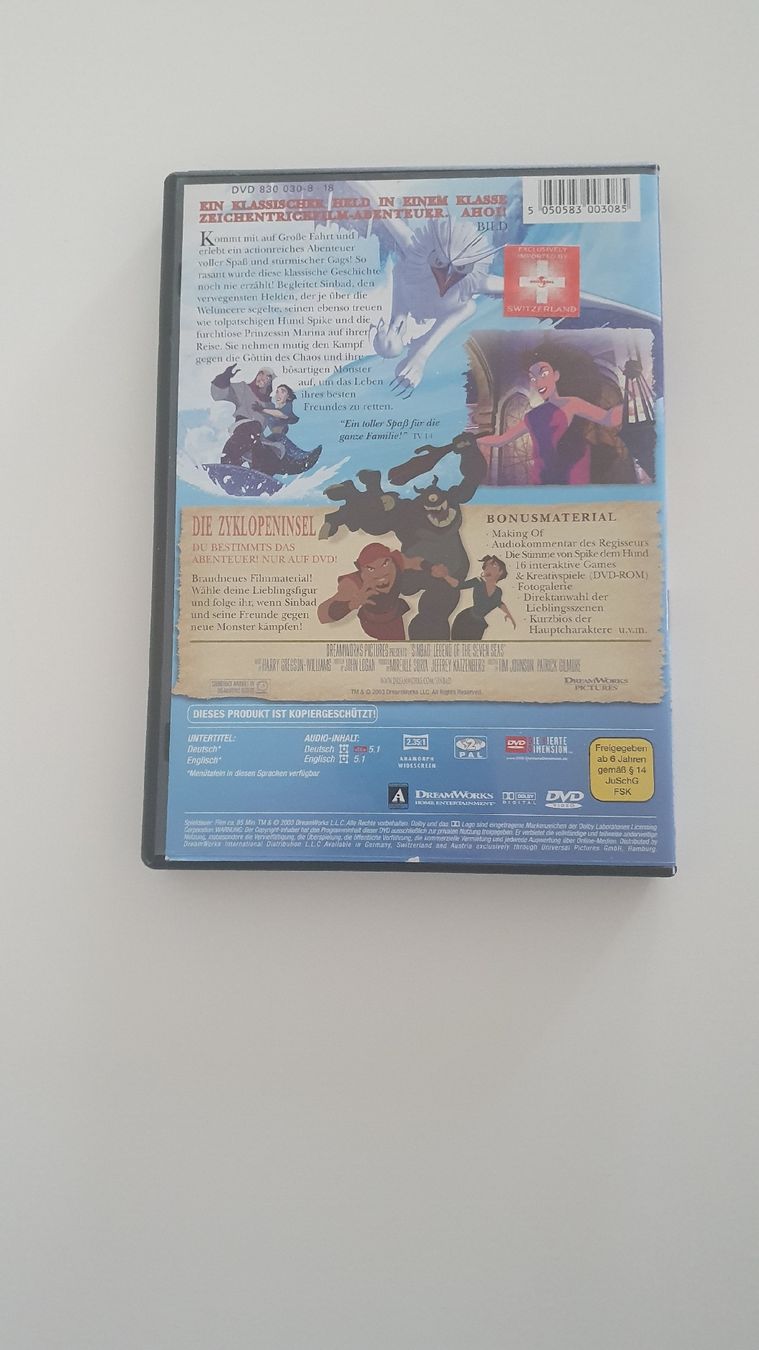 Alle DVDs: Sinbad – Gebraucht aus Rupperswil von lenzburg02 1