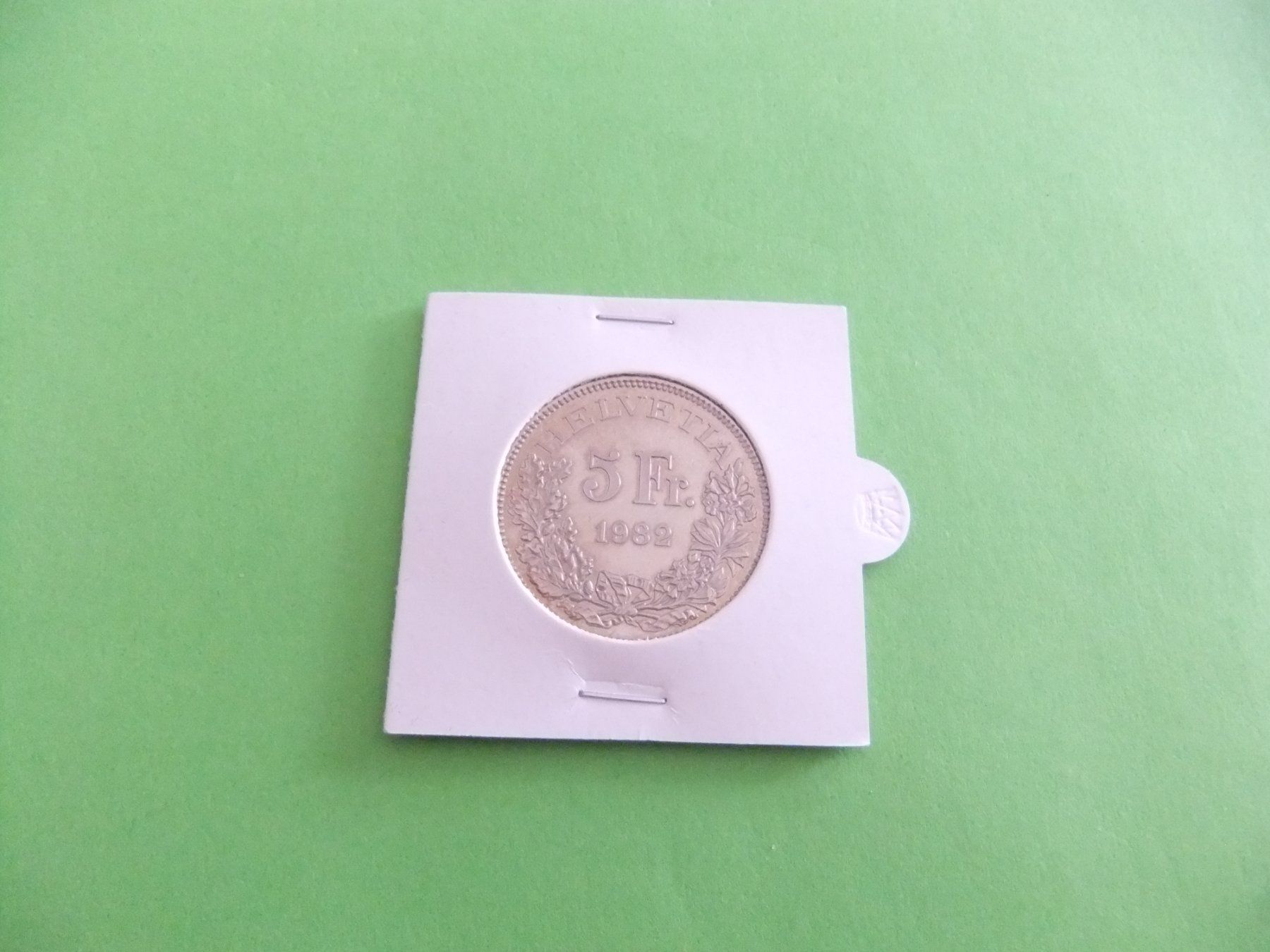 Tutti le monete: 5 Francs 1982 Gottardo - Commemorative – Usato da Yverdon-les-Bains venduto da Parede 1
