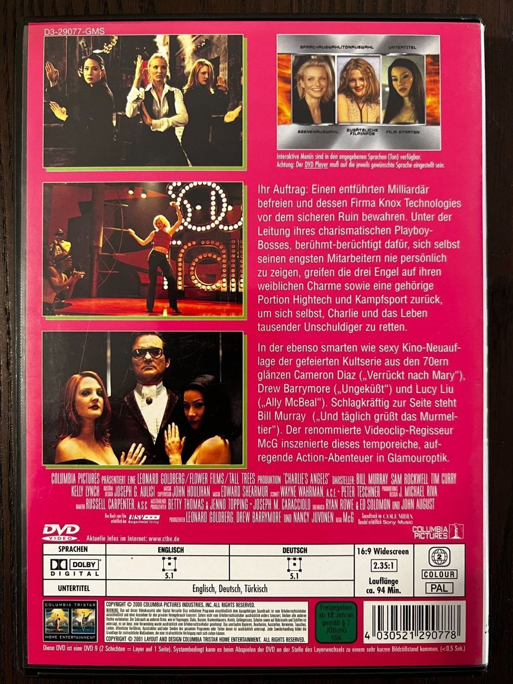 Tutti i DVDs: 3 Engel für Charlie – Usato da Zürich venduto da FilmFreunde 1
