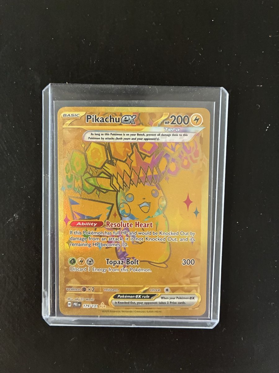 Pokémon Sammelbilder & Trading cards: Pikachu EX Pokémon Karte Gold Prismatic Evolutions – Neu (gemäss Beschreibung) aus Männedorf von mutschellen8 2