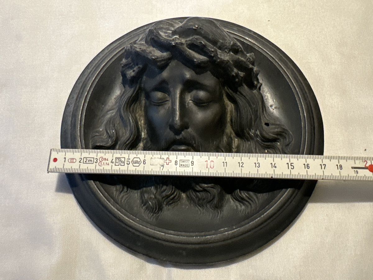 Sculptures & Statues: Jesus Relief aus Metall, Durchmesser 18,5cm – D'occasion à Zürich par Chaeffeler 2