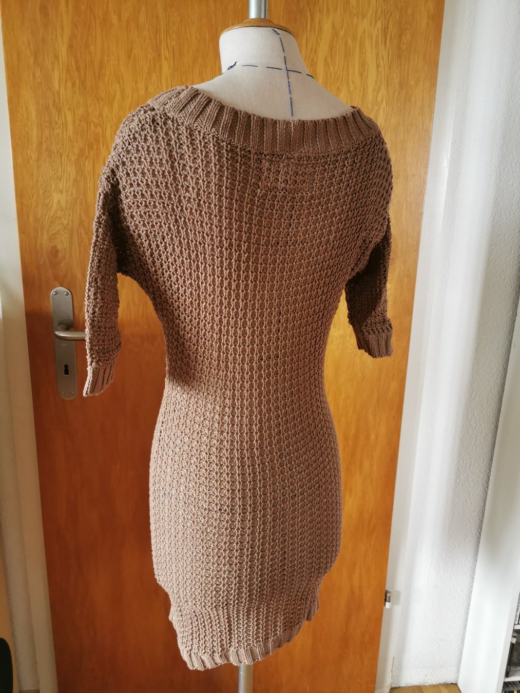 Vestiti: Strickkleid beige, Baumwolle, XXS – Usato da Zwillikon venduto da Leewii 2