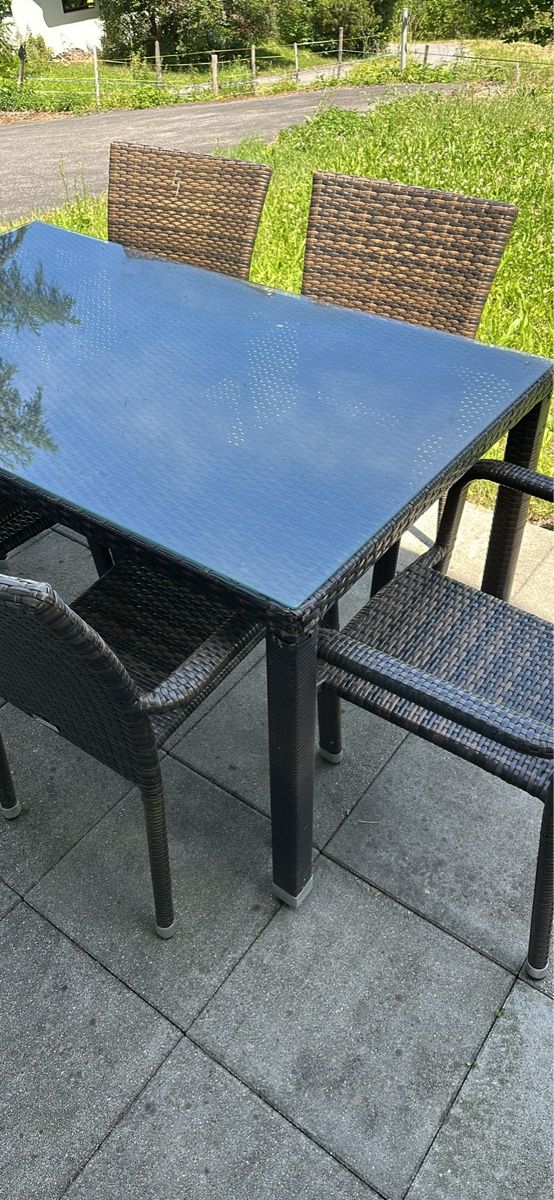 Set di tavolo e panche: Table et chaise de jardin – Usato da Choëx venduto da Maitresplinter 2