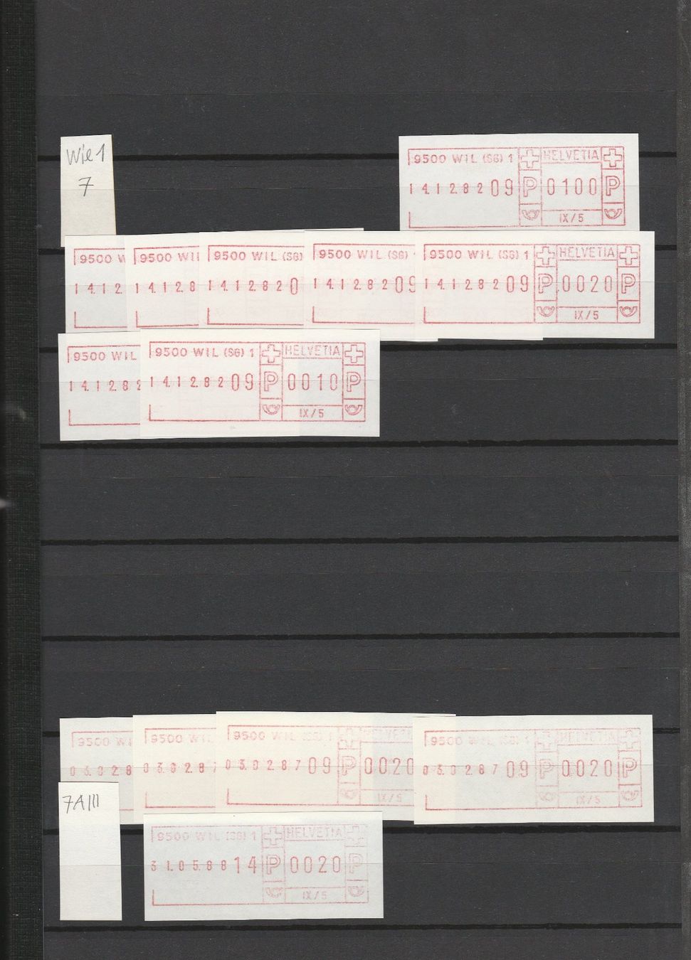 Tutti i francobolli: SFS Sammlung – Usato da Oberglatt ZH venduto da Wiedmi6 8