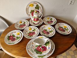 Geschirrset Belle Fiori/ Handbemalt /Keramik