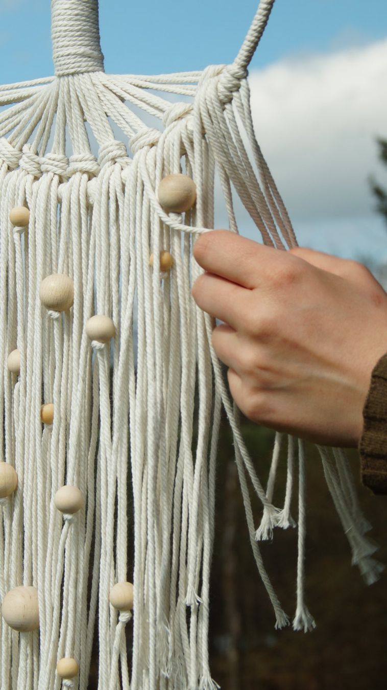 Tutte le decorazioni: Handgefertigter Makramee-Lebensbaum, Boho-Dekoraration ø30cm – Nuovo e nell'imballaggio originale da Tafers venduto da JP911 5