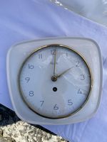 Vintage Keramik Wanduhr, 60er