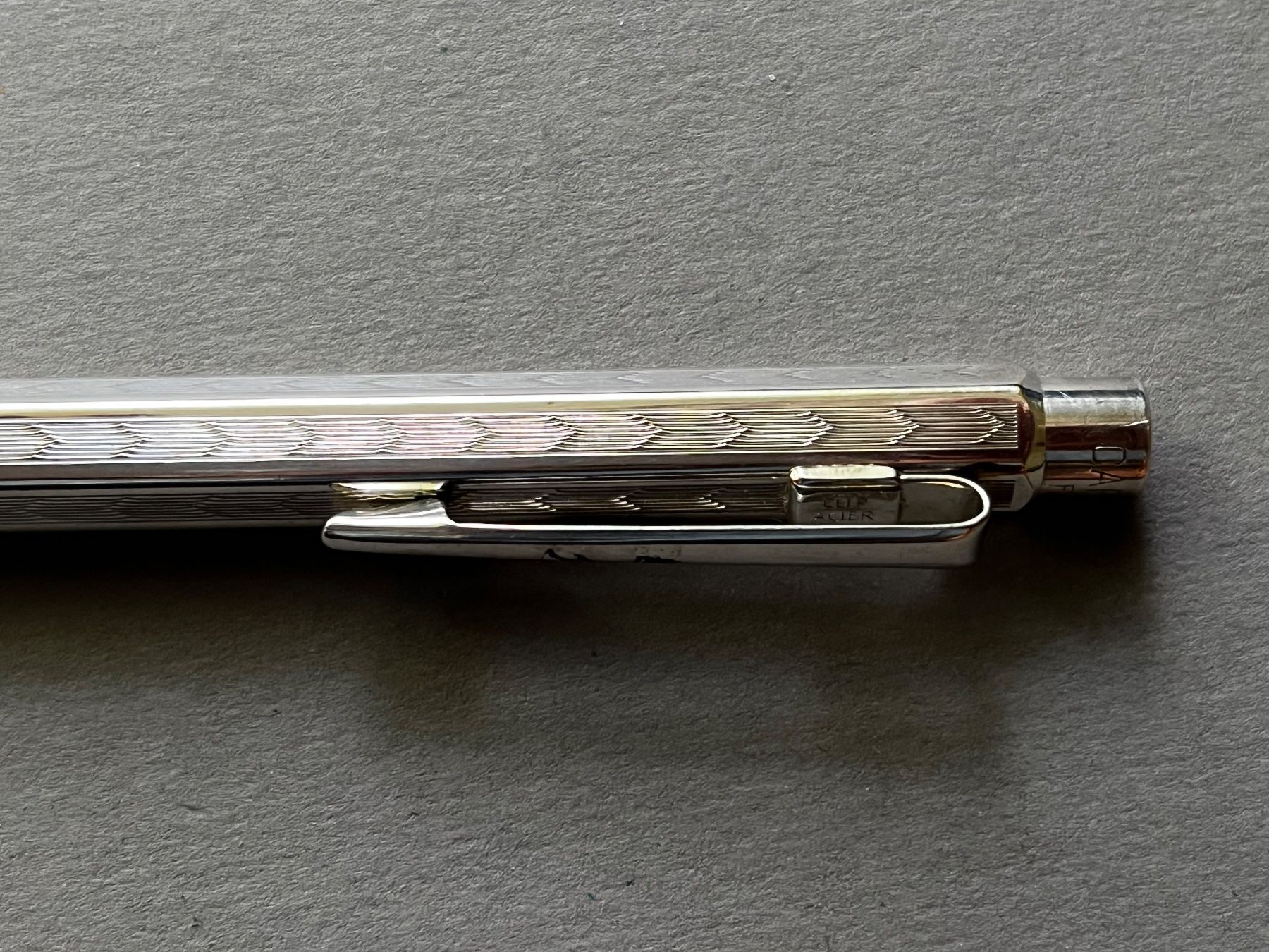 Caran D'Ache Matite, matite colorate & gessi: Caran d’Ache Ecridor Minenhalter - Chevron, versilbert cm – Usato da Zürich venduto da FV.vintage 3