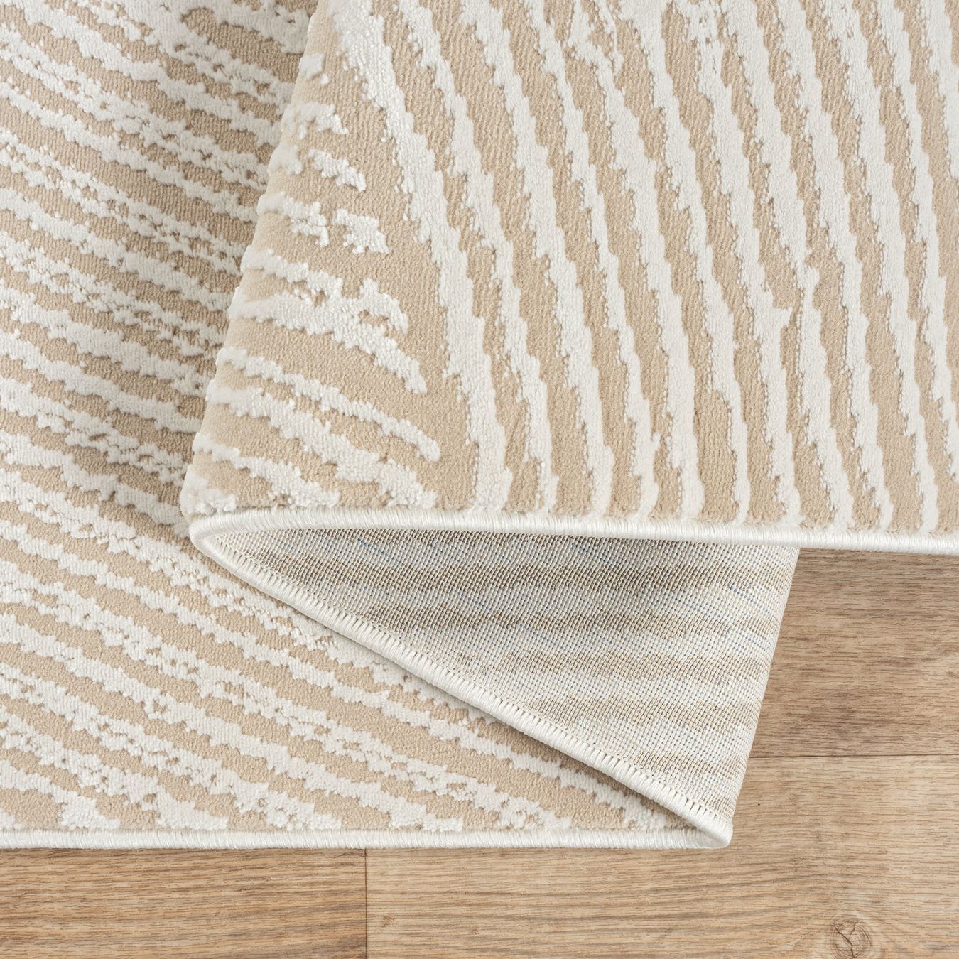 Tappeti: Moderner Teppich, abstraktes Muster, beige, 160x220cm – Nuovo e nell'imballaggio originale da Reinach AG venduto da carpethouse 5