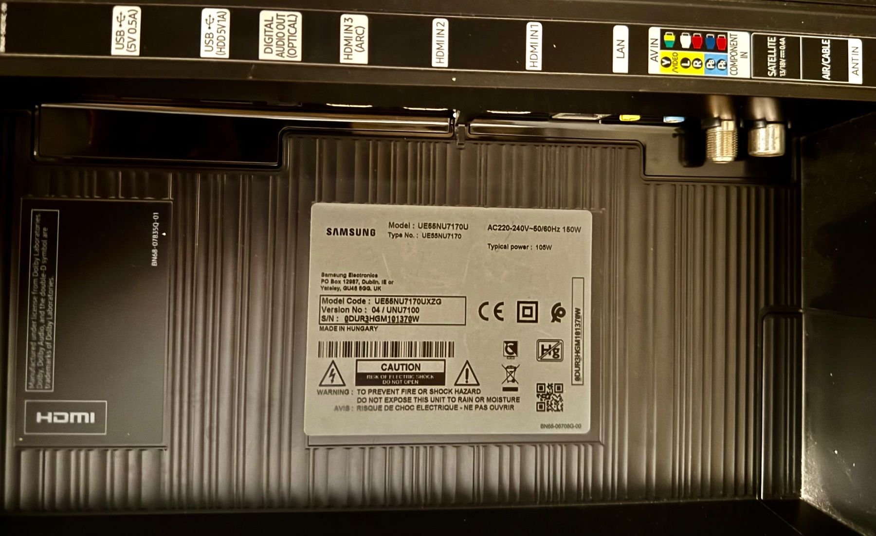 Samsung Televisori: Samsung 55” 4K UHD Smart TV – Usato da Zürich venduto da matteo_2102 2