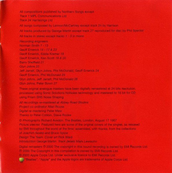 CD: Beatles  27 No.1 SINGLES ON ONE Beat Pop Rock Psychedelic CD – Usato da Kandergrund venduto da Sososo 4