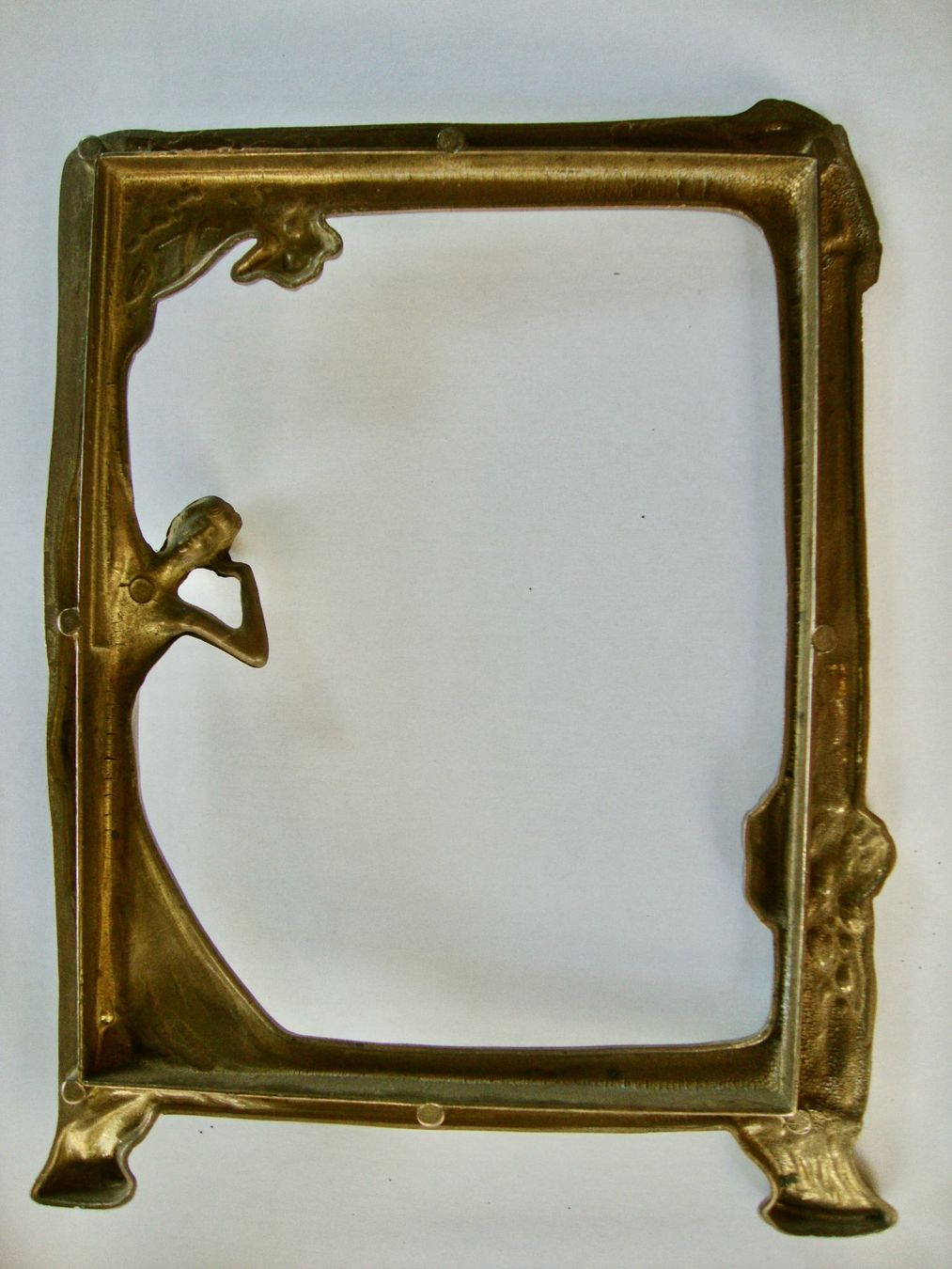 Bilderrahmen: Vintage Jugendstil Messing Bilderrahmen – Gebraucht aus Winterthur von halle07 6