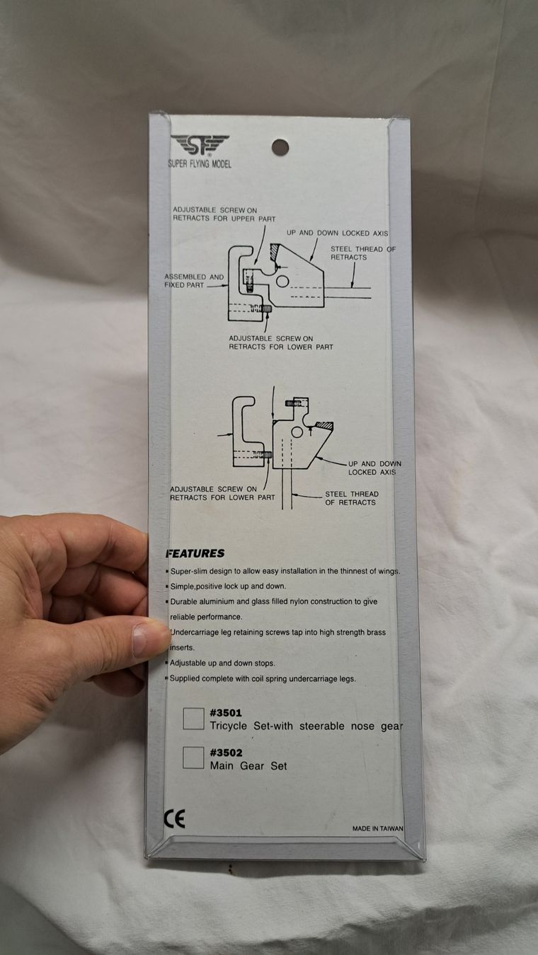 RC Modellbau: Einziehfahrwerk 2 Bein – Neu und originalverpackt aus Gwatt (Thun) von Quickfresh 1