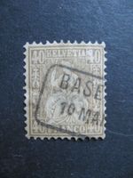 Sitzende Helvetia 42 mit Prüfbericht