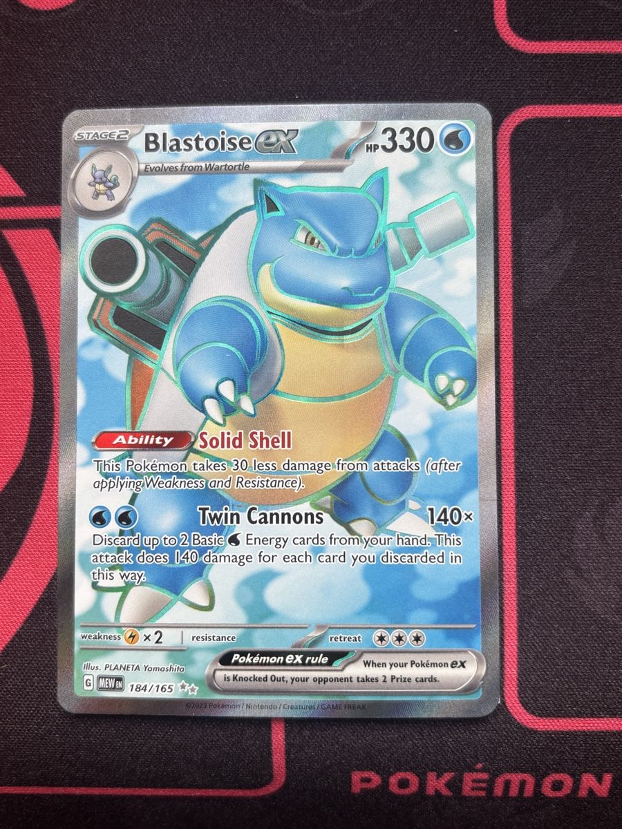 Pokémon Carte collezionabili: Blastoise ex #184 EN Pokémon  – Usato da Regensdorf venduto da HOLO_LEGENDS