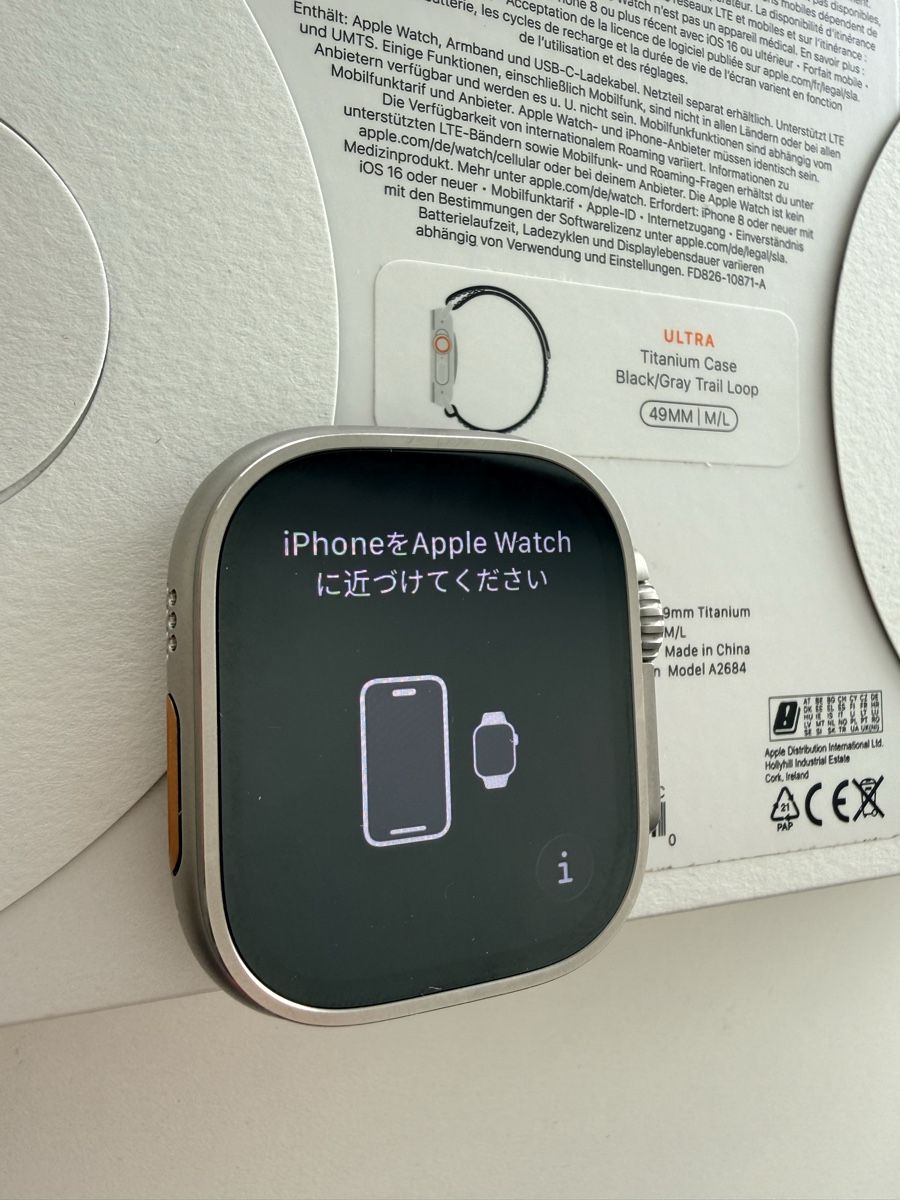 Apple Smartwatch: Apple Watch Ultra 1Gen. Titan. – Usato da Rudolfstetten venduto da AudioFox 1