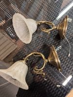 2 Wandleuchten Messing Optik