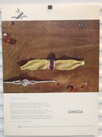 Orig. Werbung 1953 Omega / Jezler Silber