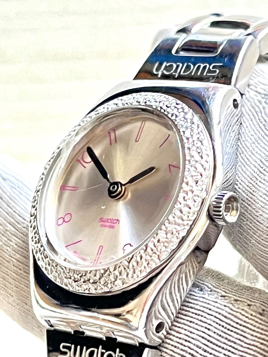 Swatch Orologi: Schicke Swatch Damenuhr – Usato da Grenchen venduto da chththl 4