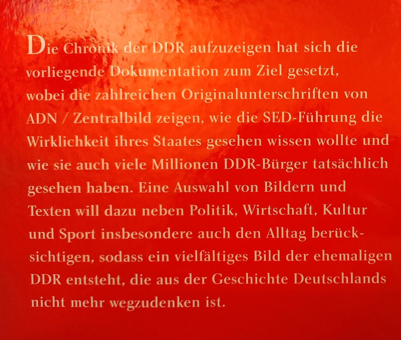 Libri: DDR - Eine Chronik Deutscher Geschichte / Buch 2006 – Usato da Bellach venduto da JingleJerry 7