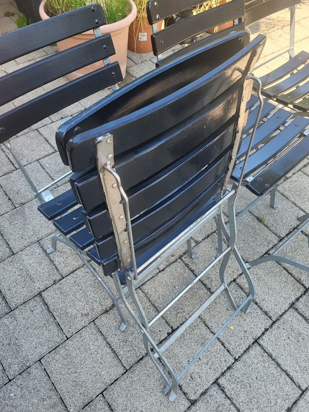 Chaises:  6 Biergartenstühle – D'occasion à Grüningen par ang_8v7v 8
