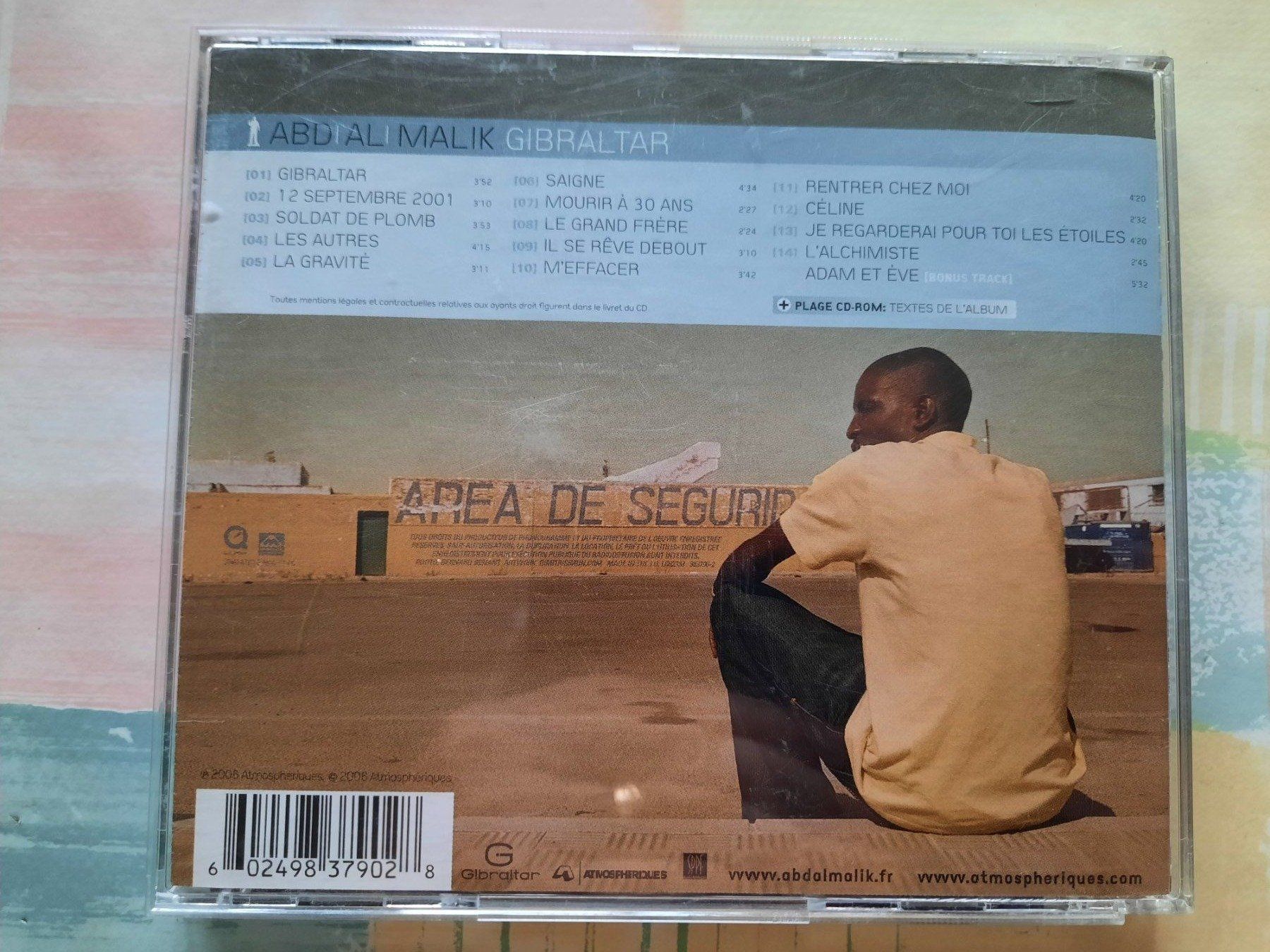 CDs: CD Abd Al Malik - Gibraltar – D'occasion à Pully par bro_n52j 1