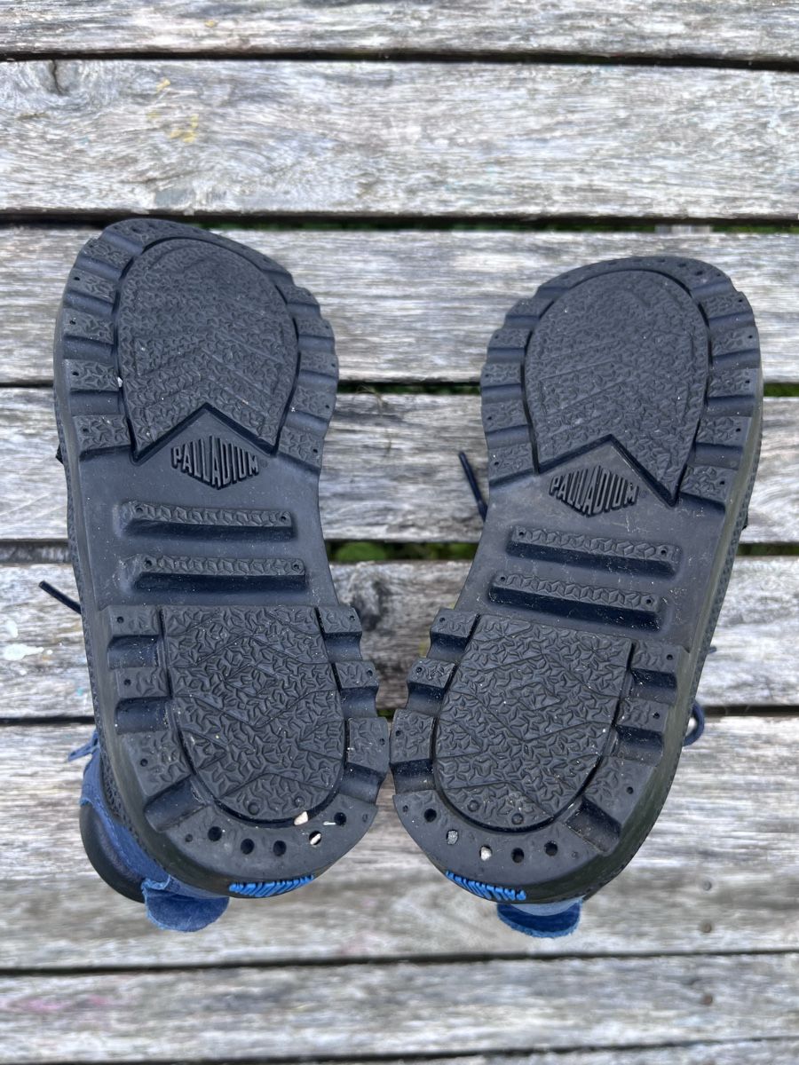 Palladium Scarpe da uomo: Palladium bleues, taille 31, cuir, doublée, hiver – Usato da Ecublens VD venduto da Mauchat 2