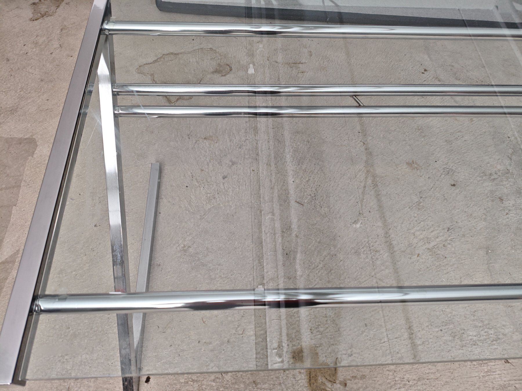 Tavoli: Designer Glastisch mit Chromgestell – Usato da Dübendorf venduto da tho_v2cs 4