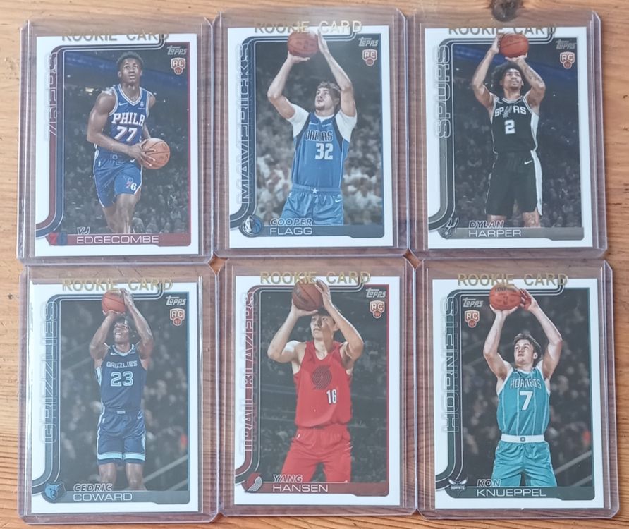Topps 2025-26 Rookie cards lot NBA (Neu (gemäss Beschreibung)) in ...