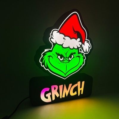 Lampade: Lightbox lumière led Grinch – Nuovo (secondo la descrizione) da Vicques venduto da PAMB3D 1