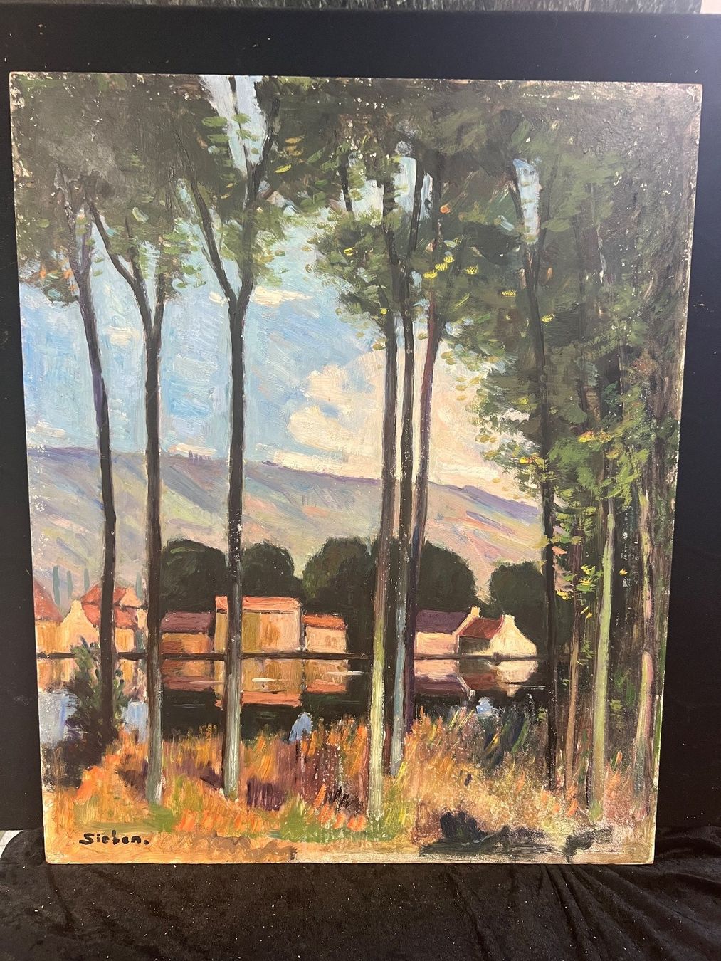 Tableaux: HUILE SUR PANNEAU SIGNÉE – D'occasion à Genève par Qanil77