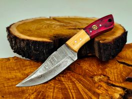 Geprüft! B Knife Faltenstahl DAMASCUS Damast Jagdmesser