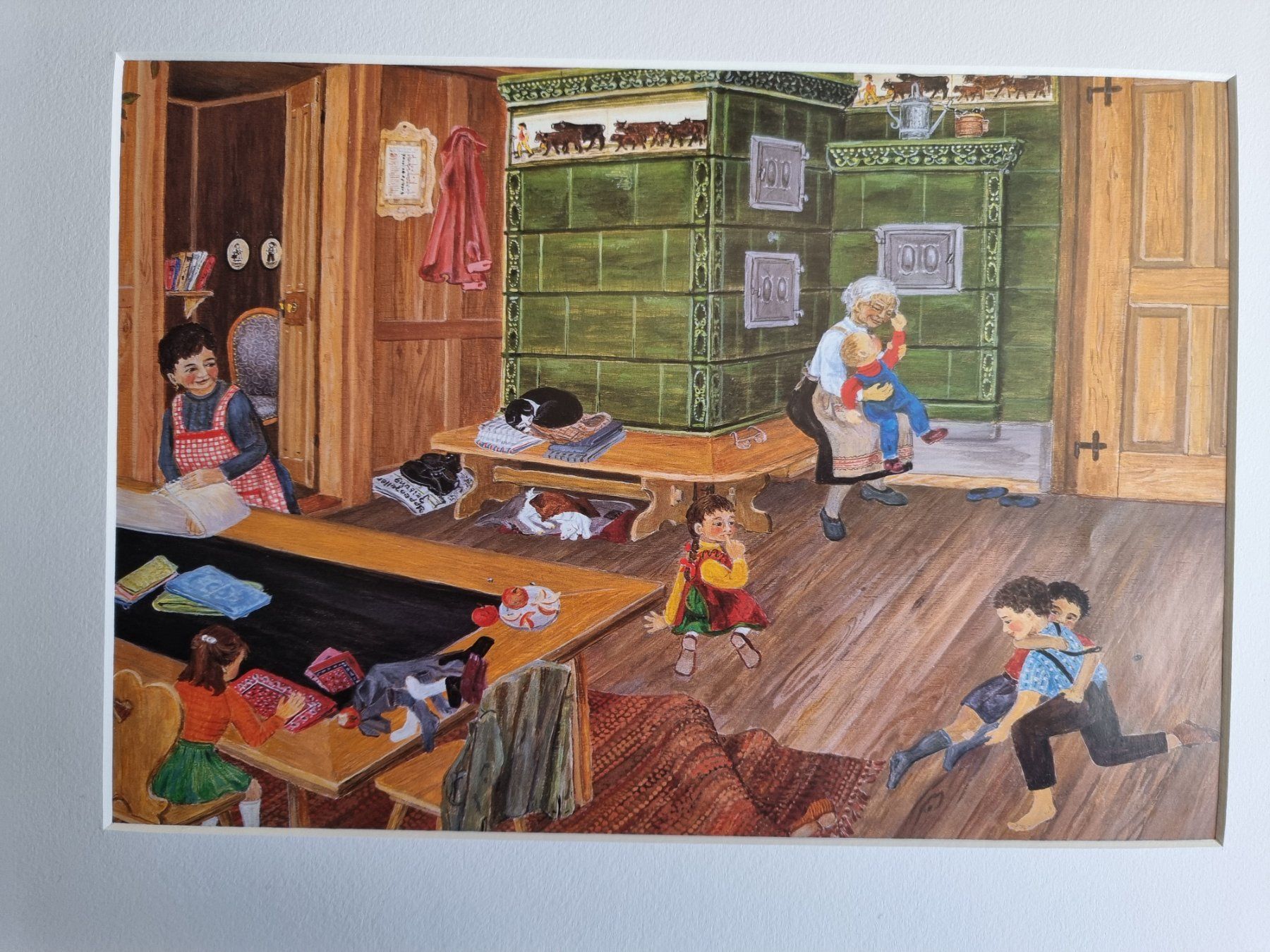 Foto & Immagini: FLÖCKLI DAS GEISSLEIN BILD VON LILLY LANGENEGGER – Usato da Gersau venduto da grafik-kunst 1