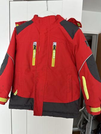 Kinderjacke JAKO-O rot/grau Grösse 104/110 guter Zustand
