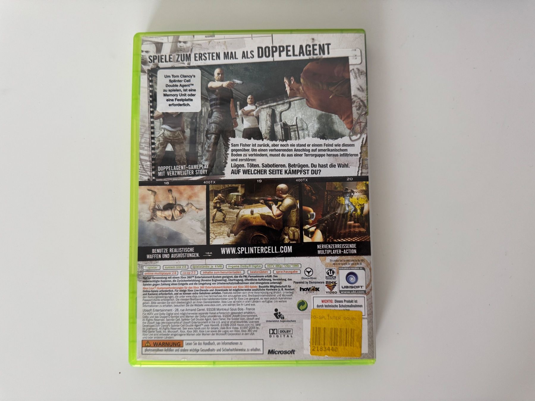 Microsoft Jeux: Tom Clancy's Splinter Cell: Double Agent Xbox 360 One Series – D'occasion à Couvet par Aura_aura 2