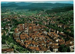 Zofingen, Flugaufnahme, gelaufen 1983