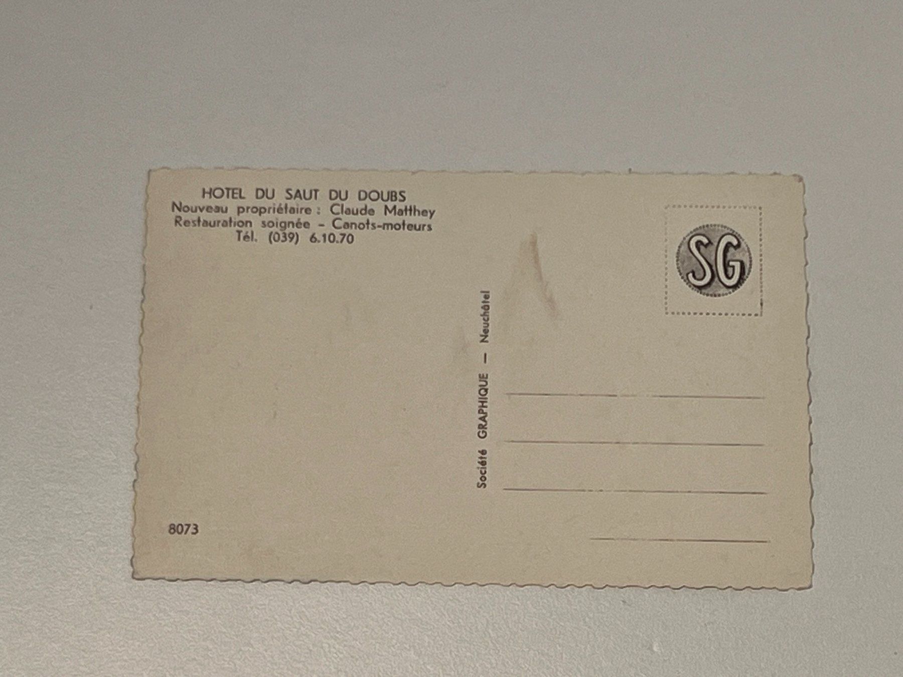 Cartes postales: Saut-du-Doubs Postkarte – D'occasion à Riva san vitale par abd_p86k 1