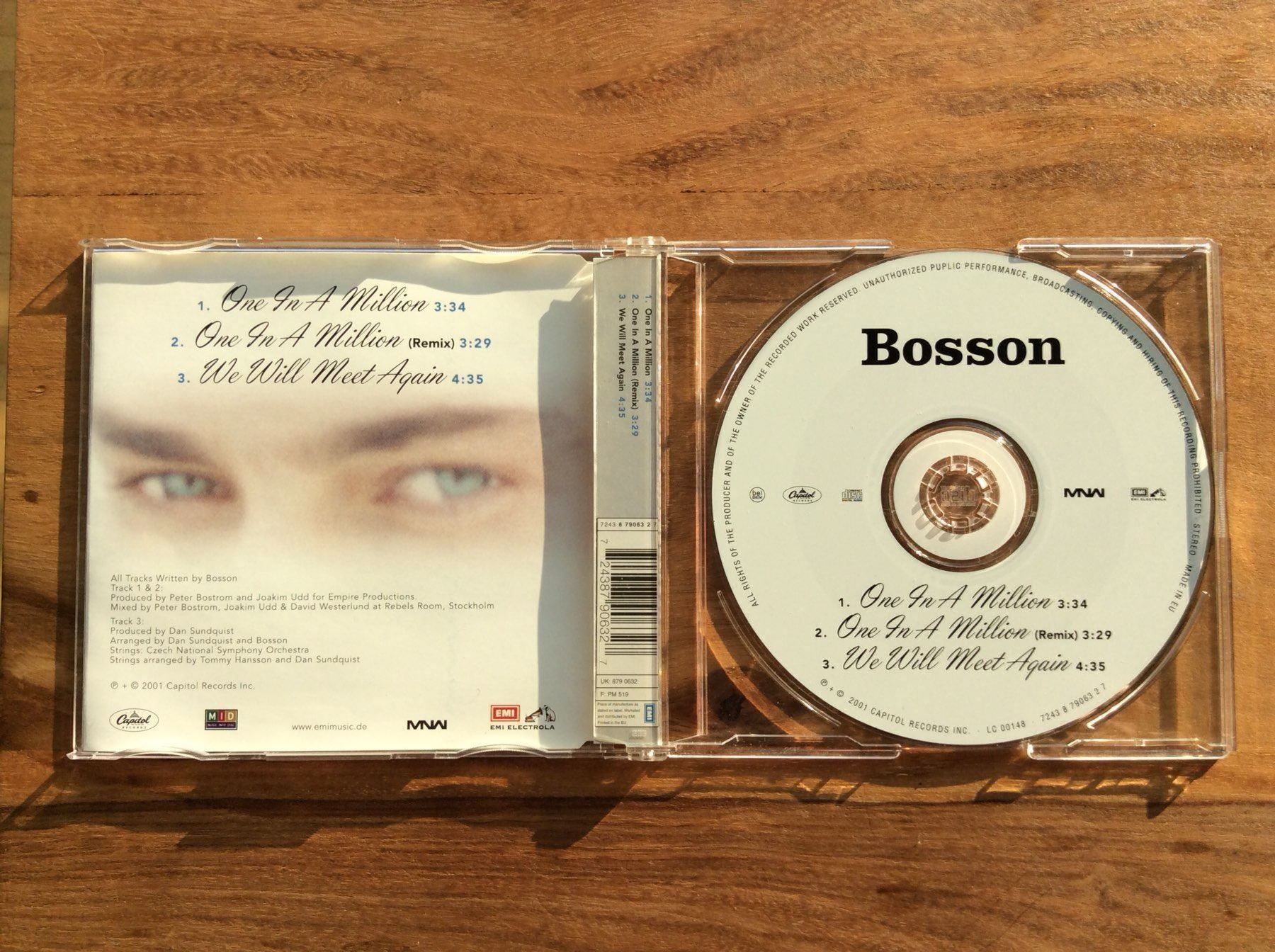 CD: CD Bosson - One In A Million – Usato da Horgen venduto da flyingpenguin2000 1
