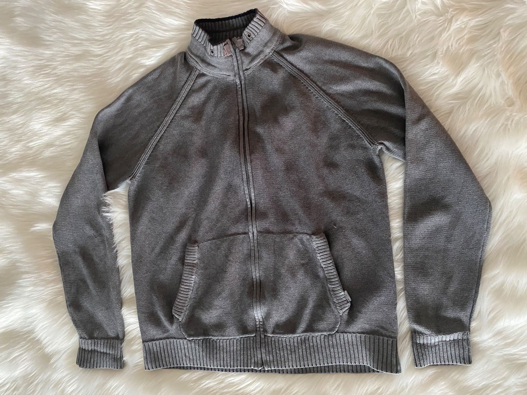 S.Oliver Giacche: S.Oliver Strickjacke XL Herren Grau – Usato da Duebendorf venduto da Alexandertreyer 2